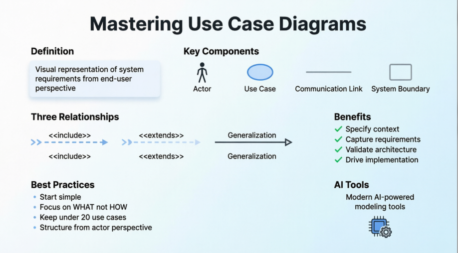 Visual Paradigm: Masting Use Case Diagrams